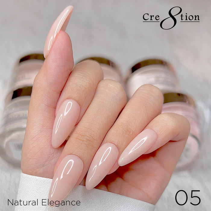 (Black Friday 2024 Deal) Cre8tion Natural Elegance Powder 16oz - Buy 1 Get 1 Cre8tion Signature Liquid 8oz Free