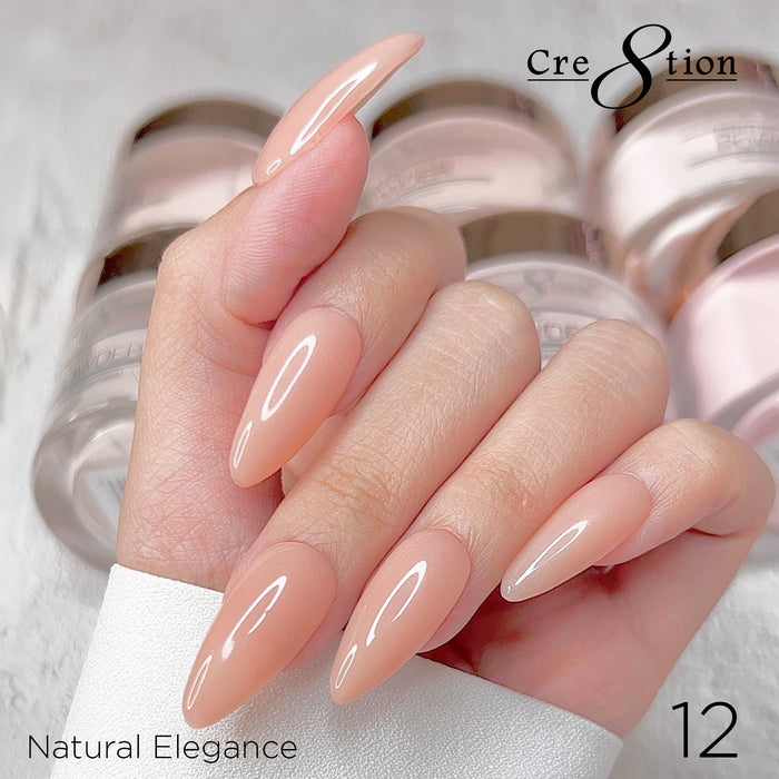 (Black Friday 2024 Deal) Cre8tion Natural Elegance Powder 16oz - Buy 1 Get 1 Cre8tion Signature Liquid 8oz Free