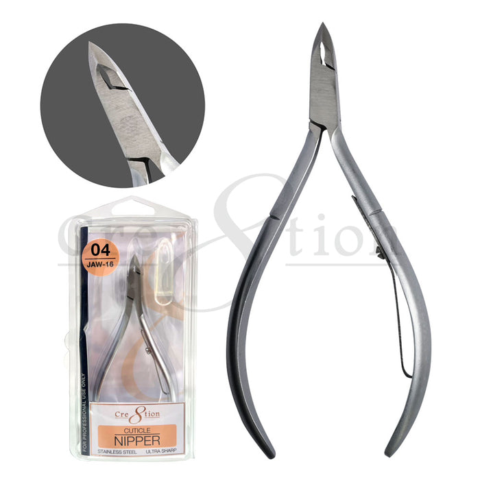 Cre8tion Stainless Steel Cuticle Nippers 04