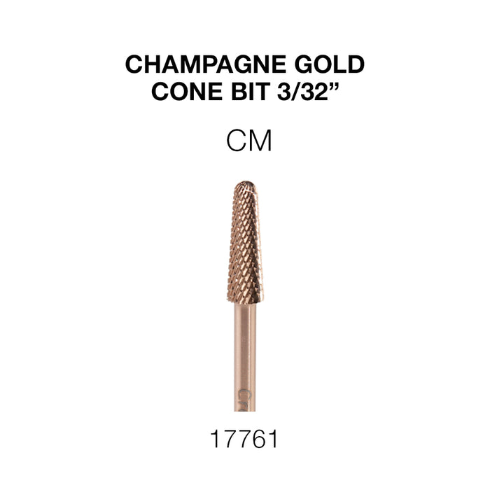 Cre8tion Champagne Gold Cone Bit 3/32"