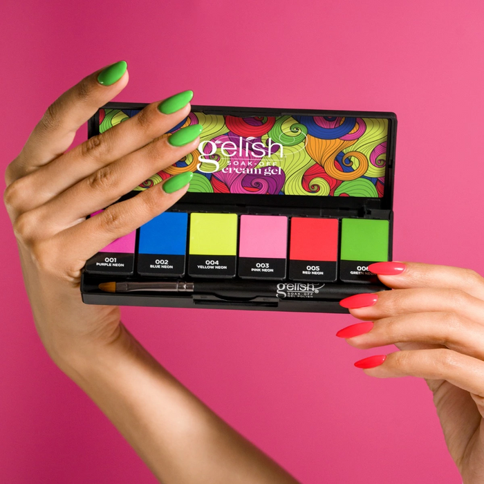 Gelish Cream Gel 6pc Palette - Neon & On & On