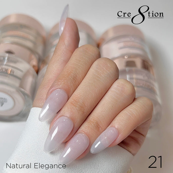 (Black Friday 2024 Deal) Cre8tion Natural Elegance Powder 16oz - Buy 1 Get 1 Cre8tion Signature Liquid 8oz Free