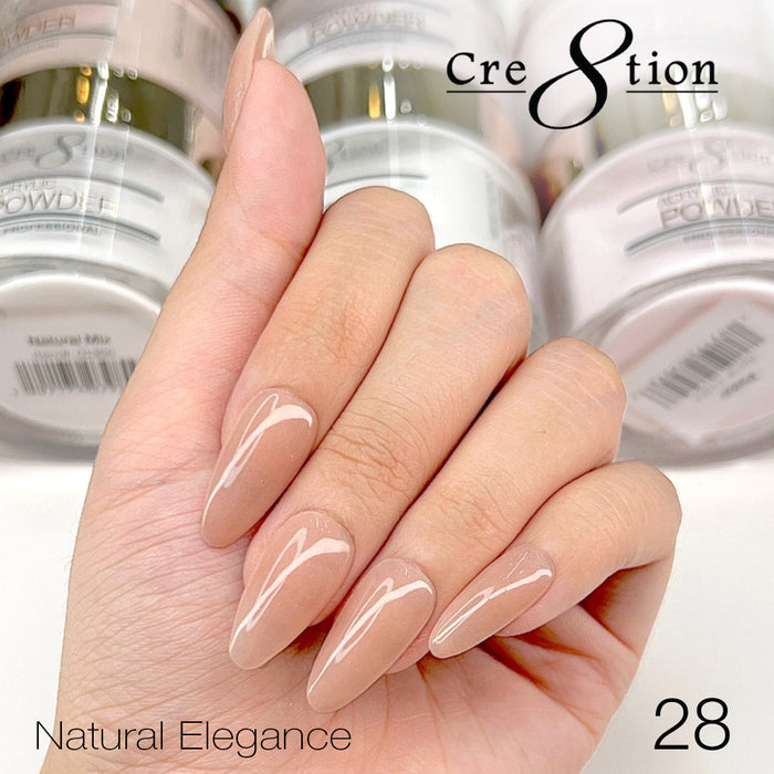 (Black Friday 2024 Deal) Cre8tion Natural Elegance Powder 16oz - Buy 1 Get 1 Cre8tion Signature Liquid 8oz Free