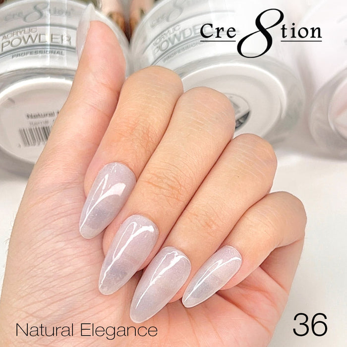 (Black Friday 2024 Deal) Cre8tion Natural Elegance Powder 16oz - Buy 1 Get 1 Cre8tion Signature Liquid 8oz Free