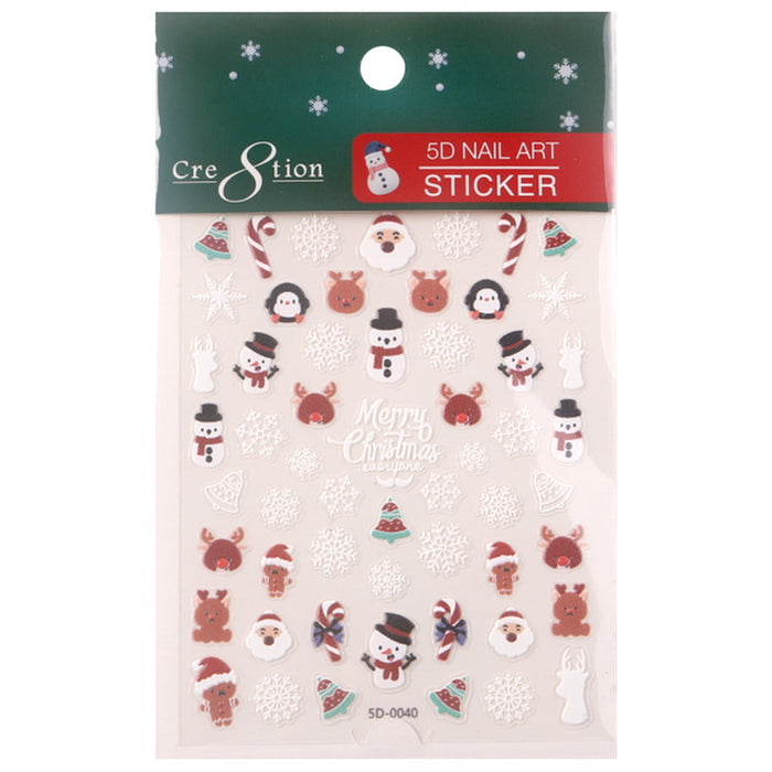 Cre8tion Nail Art Sticker Christmas (32 Styles)