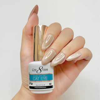 Cre8tion Cat Eye Nude Gel 0.5oz - 36 Colors Board 2 (#37 - #72) w/  1 Round Shape Magnet, 1 Magnet Duo & 1 Color Chart