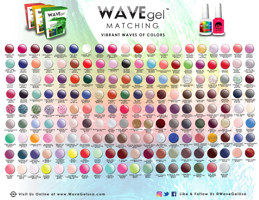 Wavegel - Color Chart Book