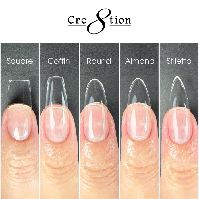 Cre8tion Soft Gel Tip Combo 3 Sizes - STILETTO