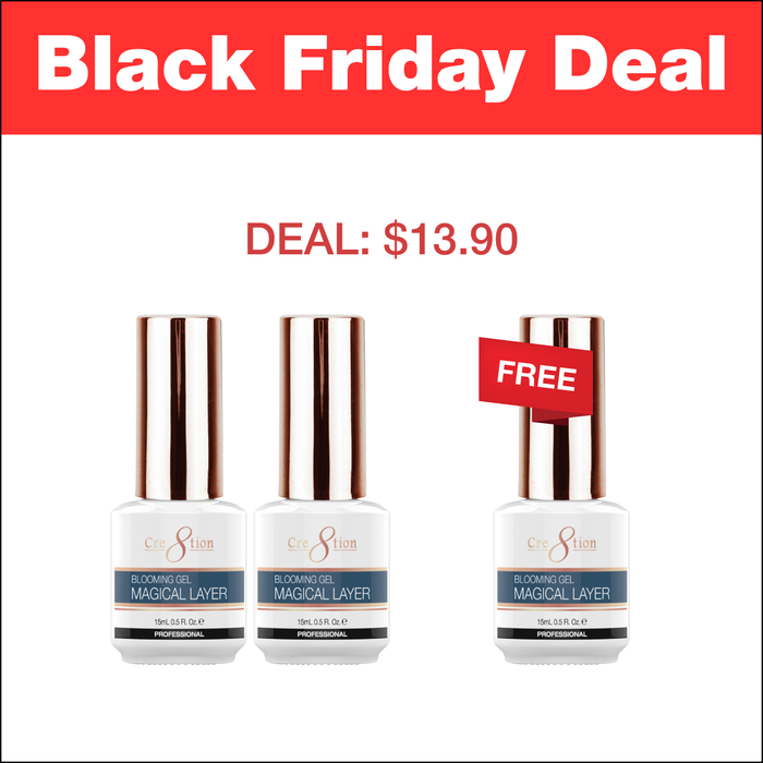 (Black Friday 2024 Deal) Cre8tion Blooming Gel Magical Layer 0.5oz - Buy 2 Get 1 Free