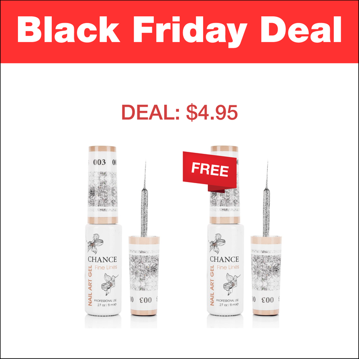 (Black Friday 2024 Deal) Chance Detailing Nail Art Gel 0.33oz - Buy 1 Get 1 Free