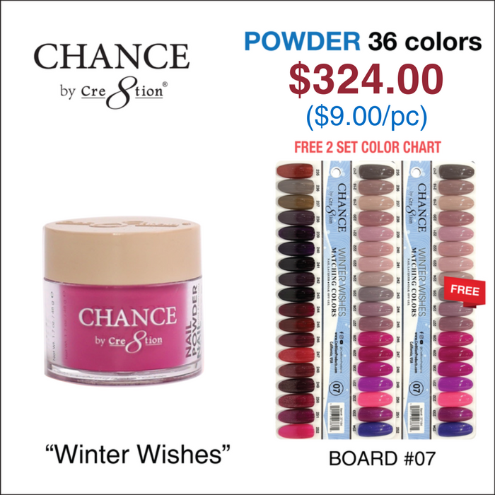 Chance Matching Powder 1.7oz 36 colores - Colección Winter Wishes