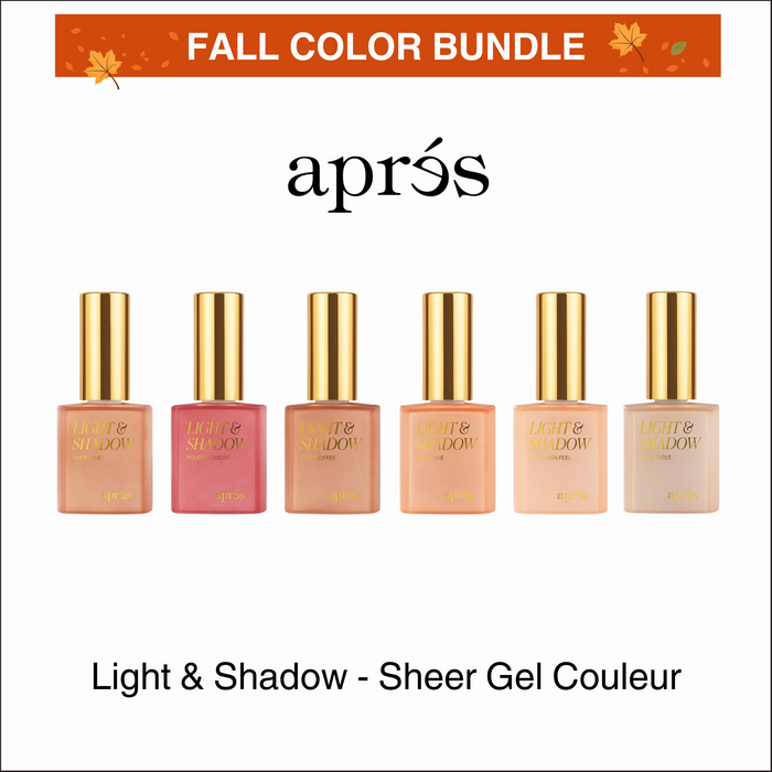 Apres - Light & Shadow - Sheer Gel Couleur Collection - Fall (#601-#610)