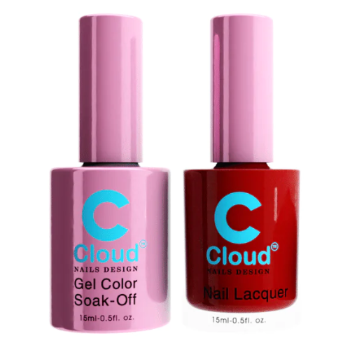 Cloud Nail Design - Florida Collection - Matching Duo 0.5oz - 002