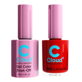 Cloud Nail Design - Florida Collection - Matching Duo 0.5oz - 004