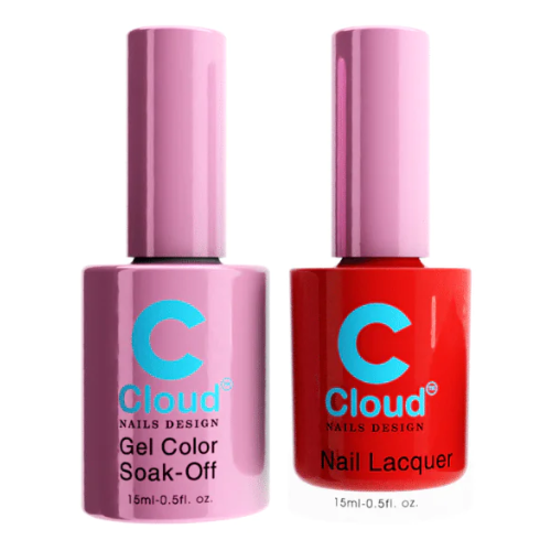 Cloud Nail Design - Florida Collection - Matching Duo 0.5oz - 007