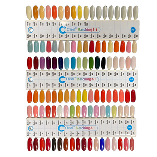 Chisel Solid - Color Chart Tip 100 Colors (#01-#100)