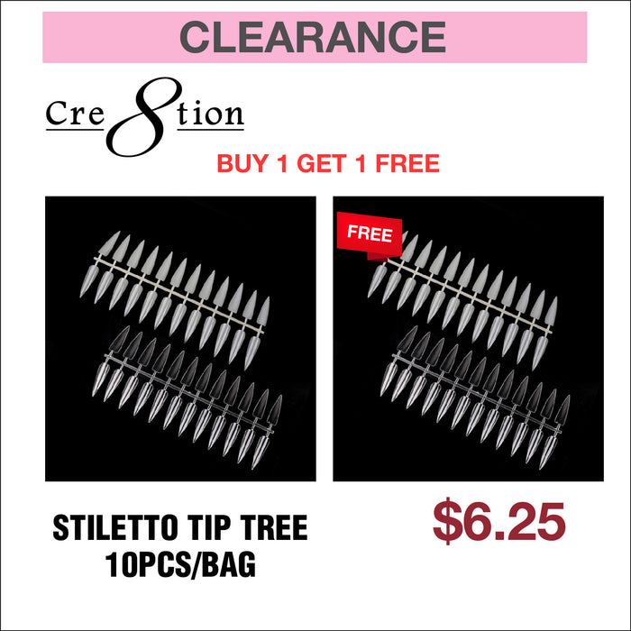 Cre8tion Stiletto Tip Tree 10pcs / bolsa