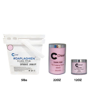 Chisel Daplaghien Powder Pink & White - Dark Pink