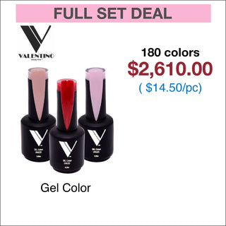 V Beauty Pure - Gel Polish 0.5oz - Full set 180 Colors