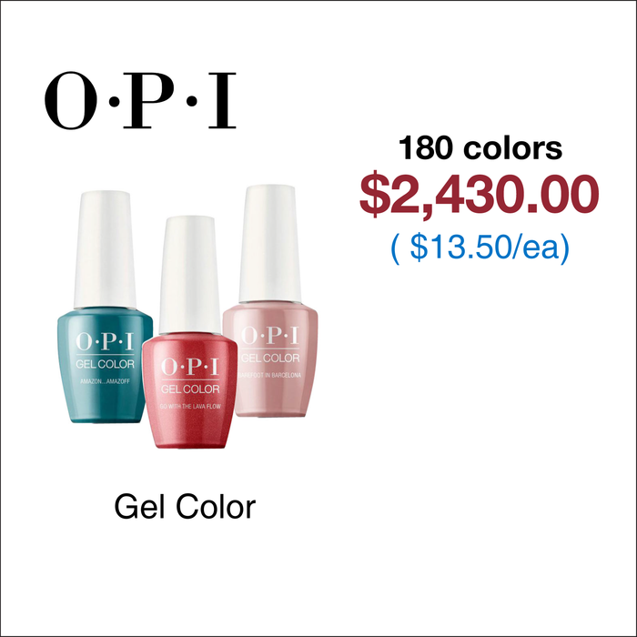 OPI Gel Colors 0.5oz - 180 Colors