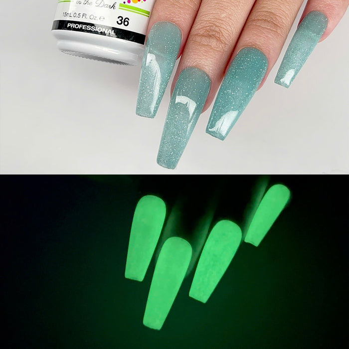 Cre8tion Glow in the Dark Soak Off Gel 0.5oz G36