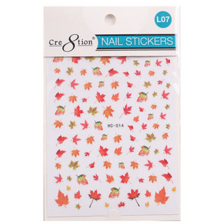 Cre8tion Nail Art Sticker Leaves (11 Styles)