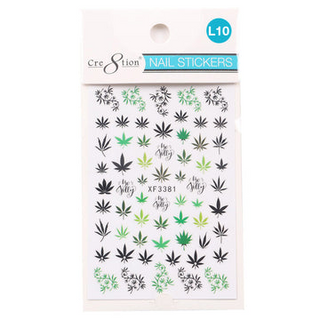 Cre8tion Nail Art Sticker Leaves (11 Styles)