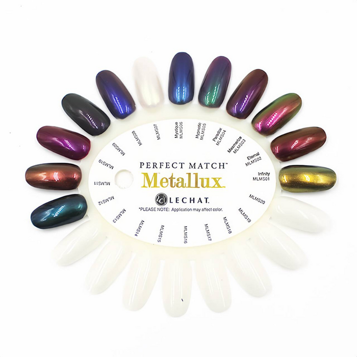 LeChat Perfect Match - Metallux collection Color Chart 12 colors
