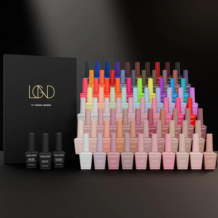 Chaun Legend - Gel Polish 0.5oz - Full Set 80 Colors w/ 1 Color Book