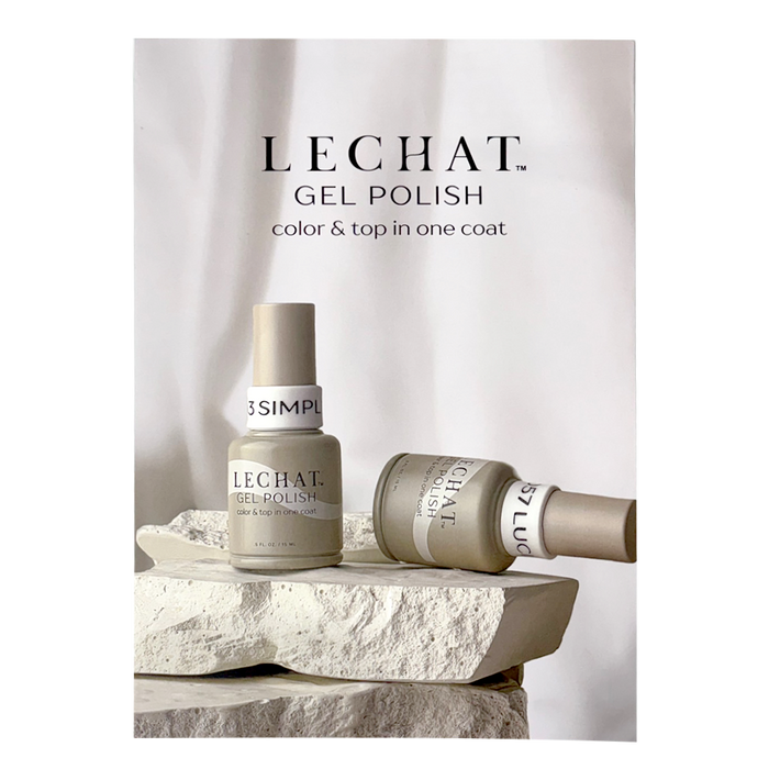 Lechat Gel Polish Color & Top in one Coat - Color Book