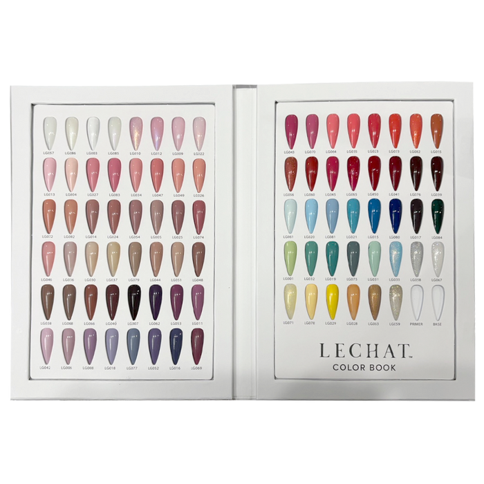 Lechat Gel Polish Color & Top in one Coat - Color Book