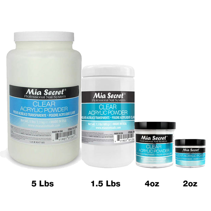 Mia Secret Acrylic Powder - CLEAR