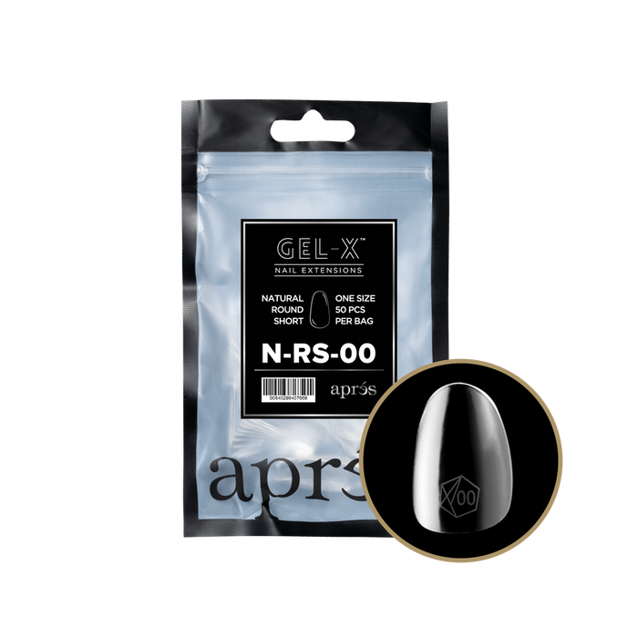 Apres Gel-X Tips 2.0 - NATURAL Round Refill Bag