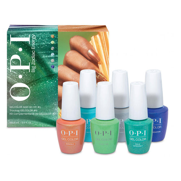 OPI Soak off Gel -  Big Zodiac Energy Collection | Fall 2023 Add-on kit #1 - 6 Colors