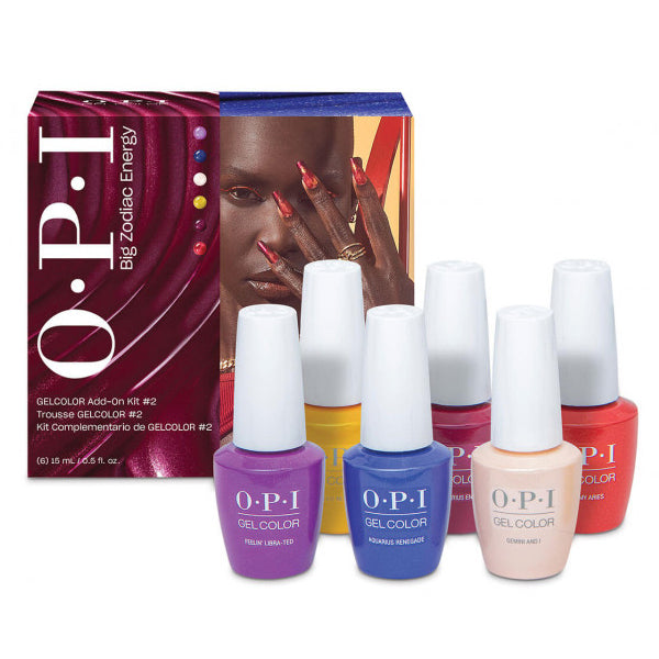 OPI Soak off Gel -  Big Zodiac Energy Collection | Fall 2023 Add-on kit #2 - 6 Colors