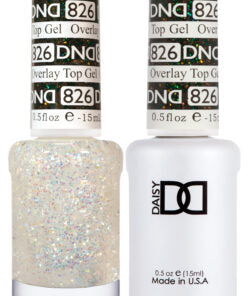 DND Duo Matching Color - Colección OVERLAY GLITTER TOP GELS - 826