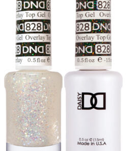 DND Duo Matching Color - Colección OVERLAY GLITTER TOP GELS - 828