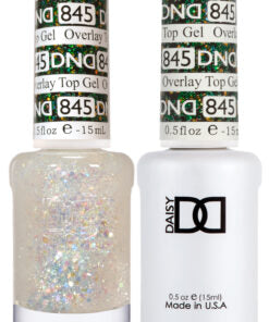 DND Duo Matching Color - Colección OVERLAY GLITTER TOP GELS - 845