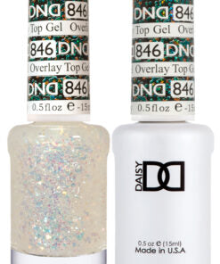 DND Duo Matching Color - Colección OVERLAY GLITTER TOP GELS - 846