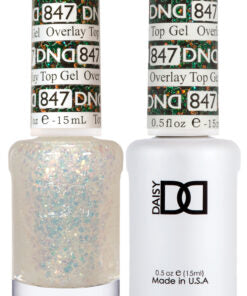 DND Duo Matching Color - Colección OVERLAY GLITTER TOP GELS - 847