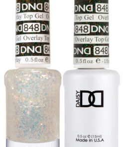 DND Duo Matching Color - Colección OVERLAY GLITTER TOP GELS - 848