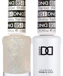 DND Duo Matching Color - Colección OVERLAY GLITTER TOP GELS - 851
