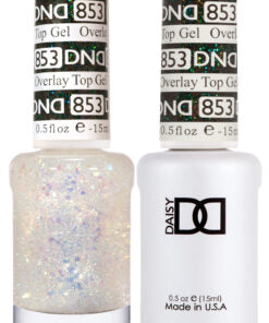 DND Duo Matching Color - Colección OVERLAY GLITTER TOP GELS - 853