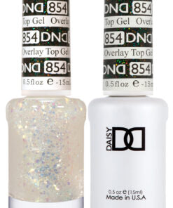 DND Duo Matching Color - Colección OVERLAY GLITTER TOP GELS - 854