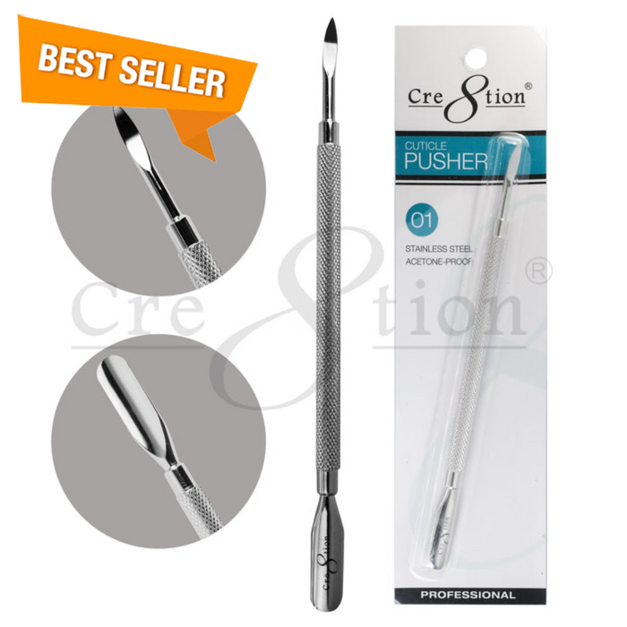 Cre8tion Stainless Steel Cuticle Pusher P01