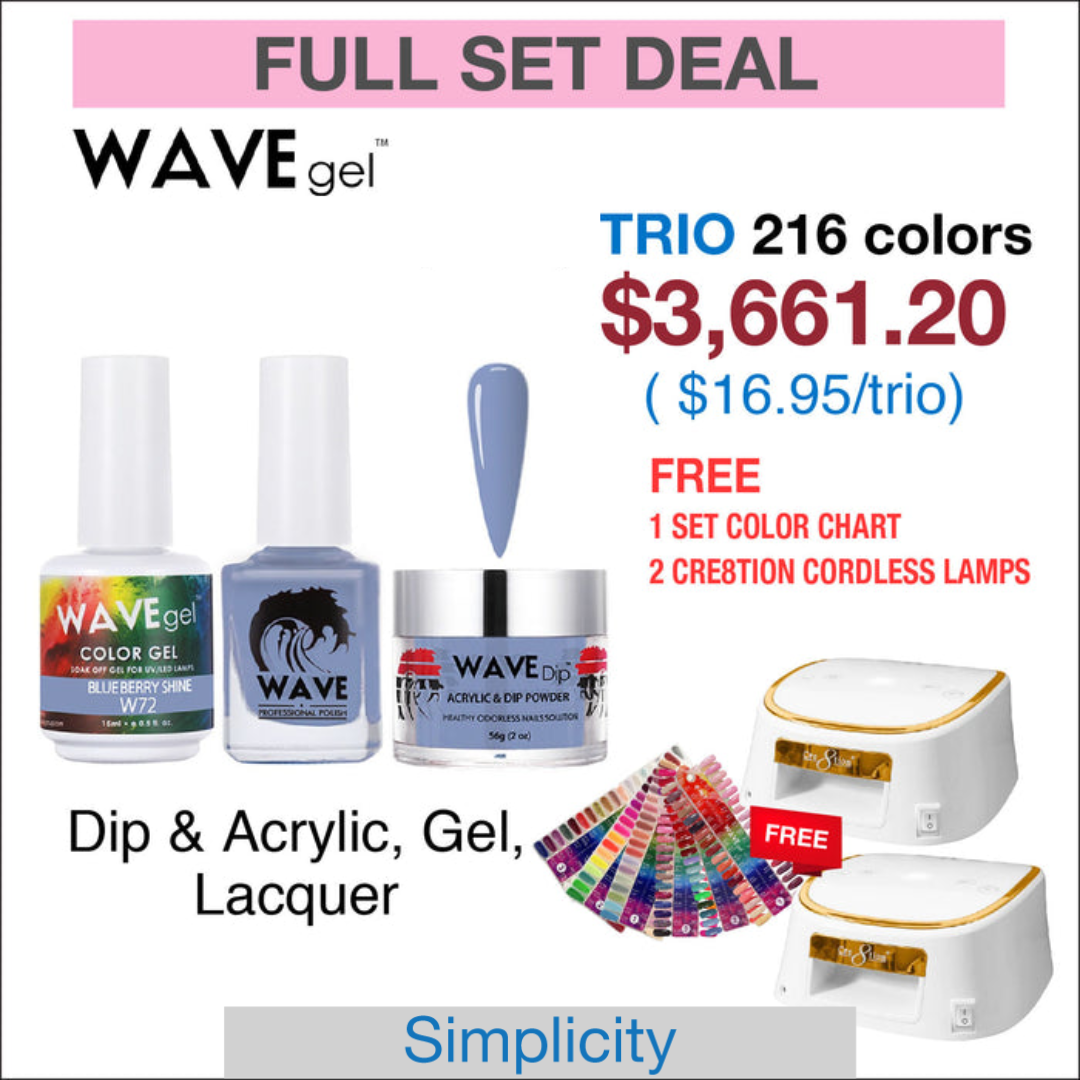 WaveGel/ Kiara Sky/ 7 Star Full Set