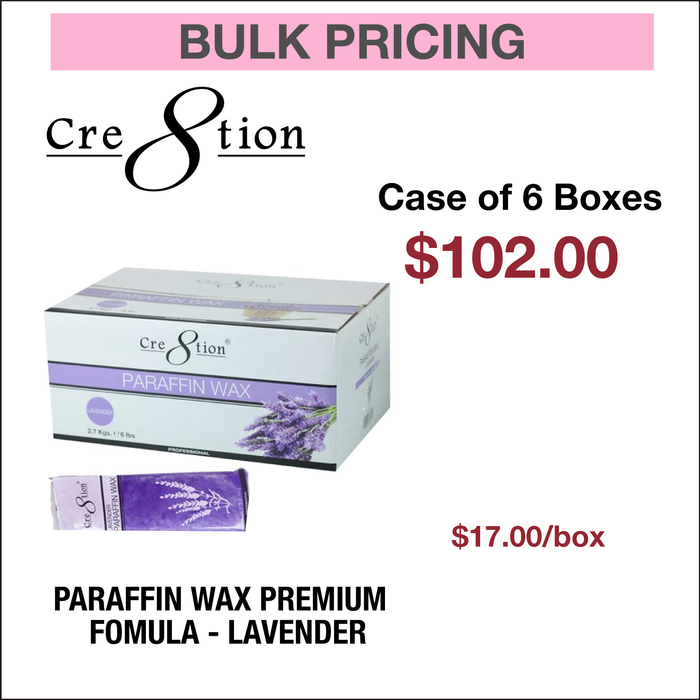 Cre8tion Cera de parafina Lavanda Premium Fomular