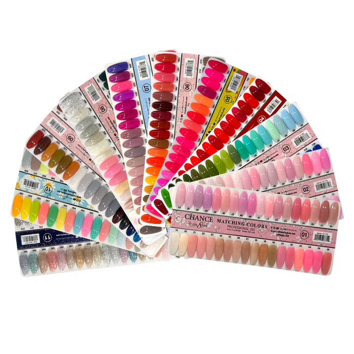 Chance Color Chart -  396 Colors - Pick 1 (1-14)