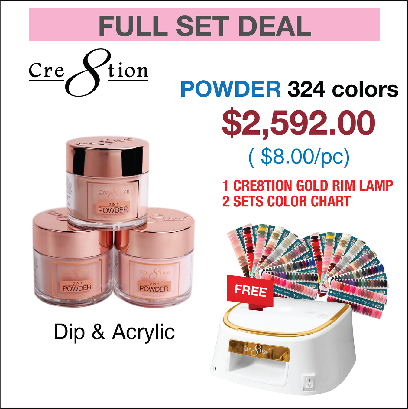 Cre8tion Dip Powder