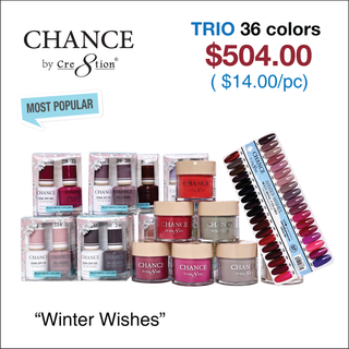 Chance Matching Trio 36 Colors - Winter Wishes Collection